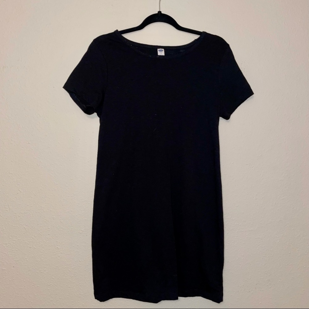 Old Navy black shirt dress